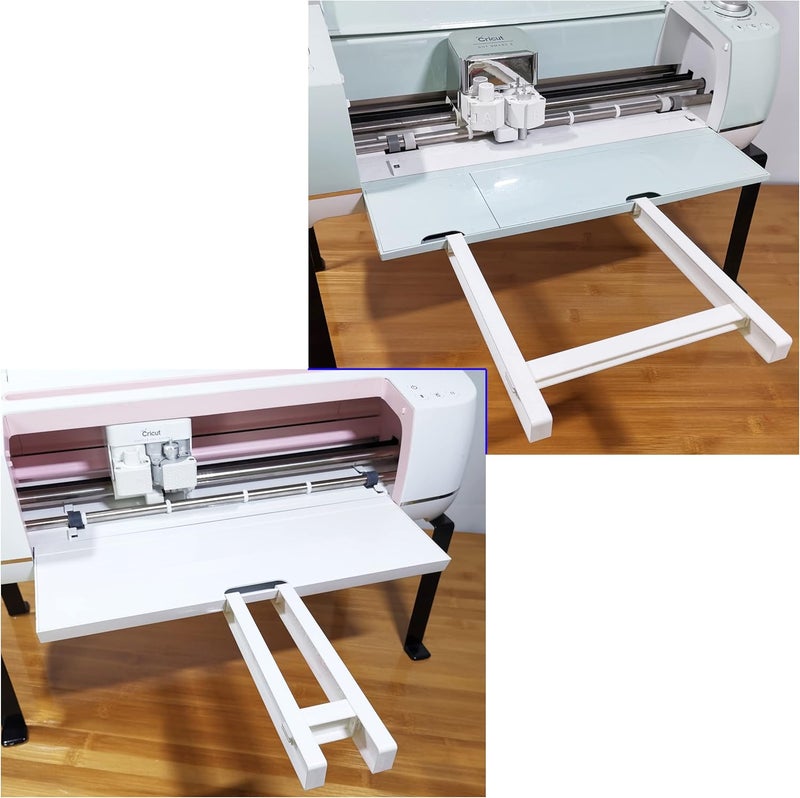 onten Extension Tray Compatible with Cricut Maker 4 / Maker3 / Maker and Explore Air 4 / Air 3 / Air 2 / Air, Cutting Mat Extender Support for Maker and Explore Air Series (White) - Image 1